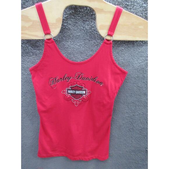HARLEY-DAVIDSON Womens Large Cotton Tank Top RAMPSAY'S SYDNEY NOVA SCOTIA CANADA - Picture 1 of 15